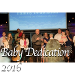 Baby Dedication 2016