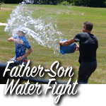 father-son-water-fight